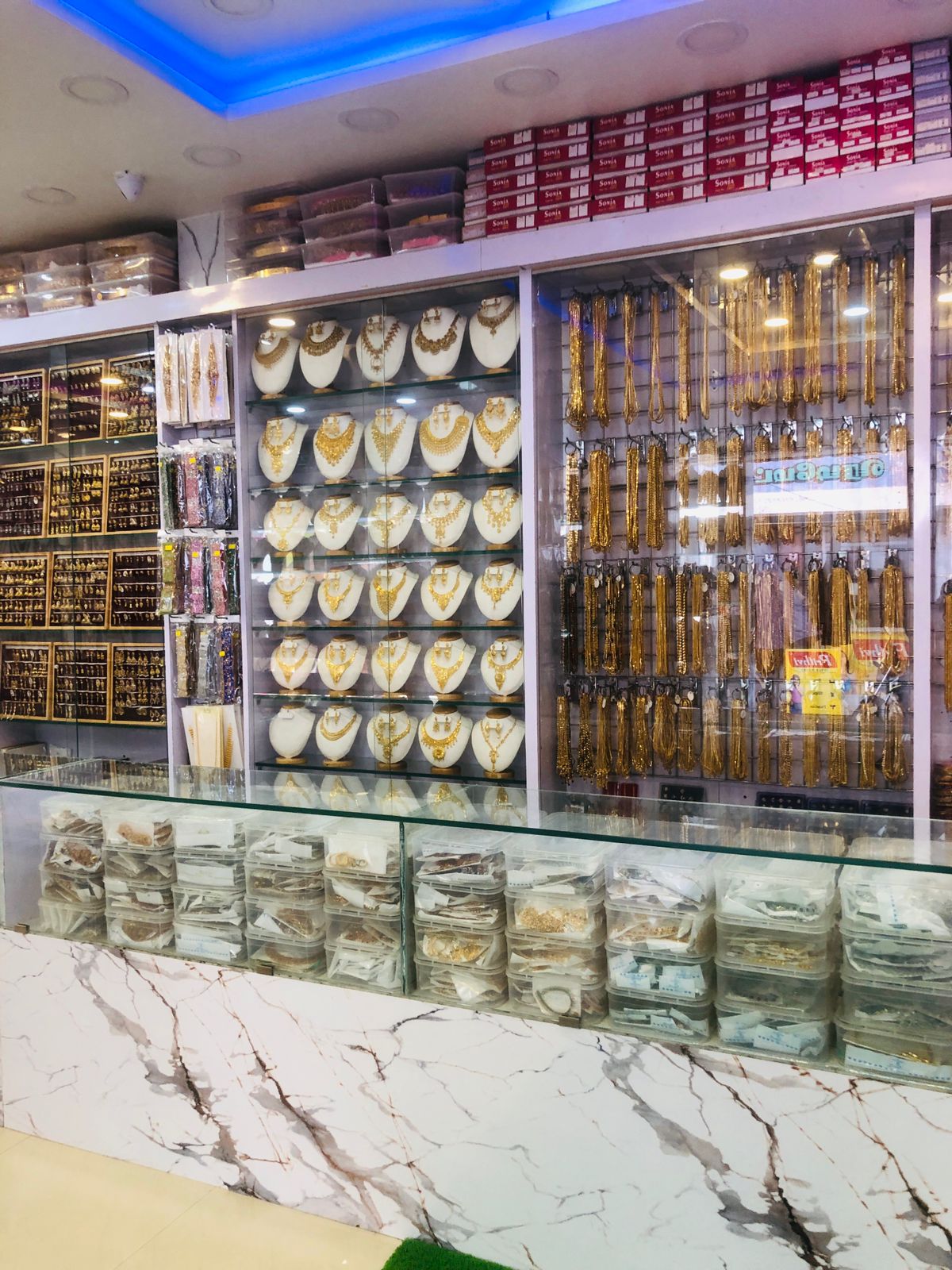 Surya gold covering imitation jewellery